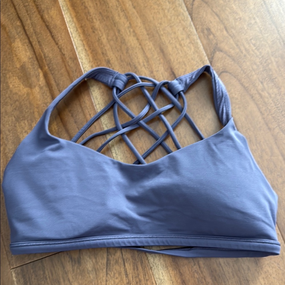 Lululemon Free to be bra light support "nightfall" 8
